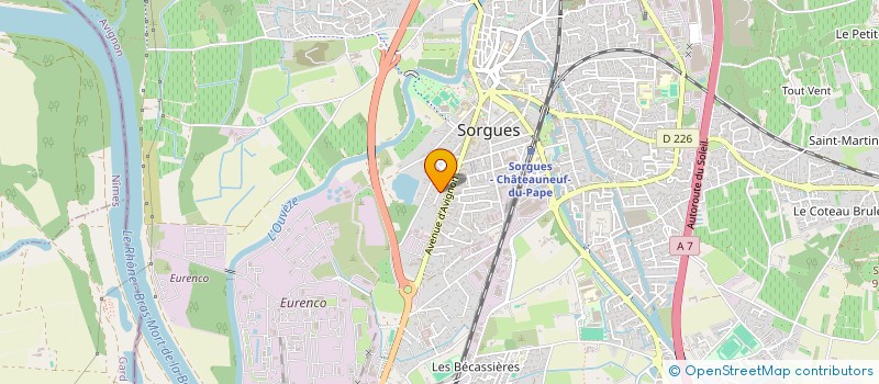 localisation de l'entreprise MONSIEUR ANDRE SIEGEL à SORGUES