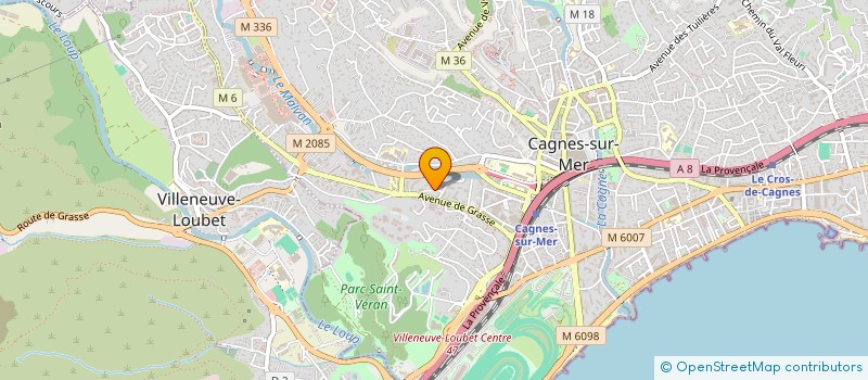 localisation de l'entreprise MONSIEUR ANDRE SILVA RODRIGUES à CAGNES-SUR-MER