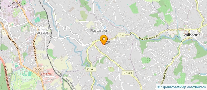 localisation de l'entreprise MONSIEUR ANDRE SIMON  GRASSE