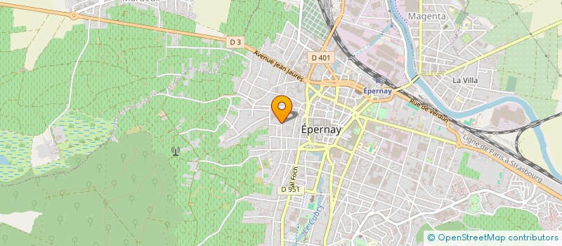 localisation de l'entreprise MONSIEUR ANDRE SIMON  EPERNAY