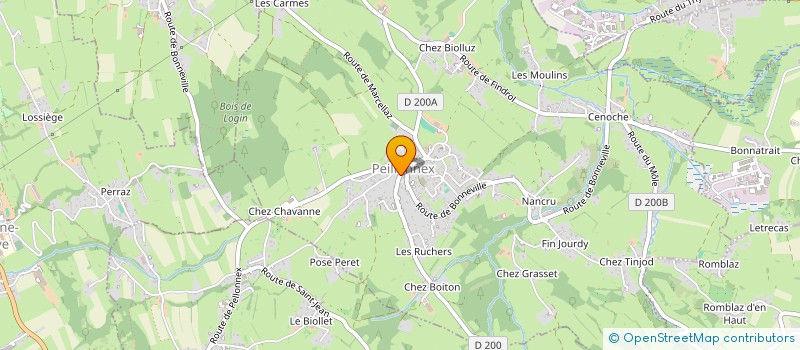 localisation de l'entreprise MONSIEUR ANDRE SIMONTE  PEILLONNEX