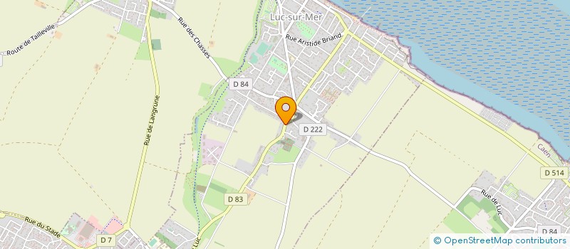 localisation de l'entreprise MONSIEUR ANDRE SOENEN  LUC-SUR-MER