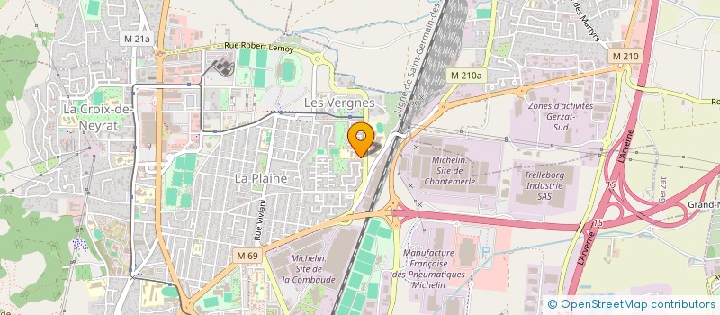 localisation de l'entreprise MONSIEUR ANDRE SOLER à CLERMONT-FERRAND