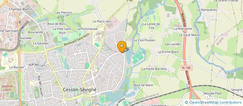 localisation de l'entreprise MONSIEUR ANDRE SORAIS à CESSON-SEVIGNE