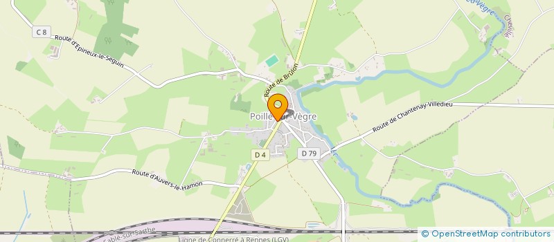 localisation de l'entreprise MONSIEUR ANDRE SOREAU  POILLE-SUR-VEGRE