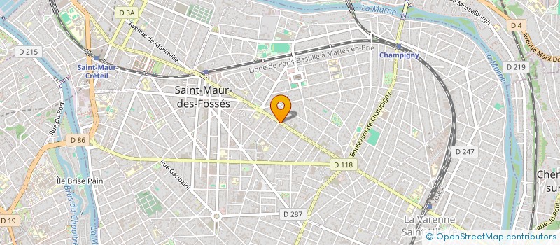 localisation de l'entreprise MONSIEUR ANDRE SOUBRE à SAINT-MAUR-DES-FOSSES