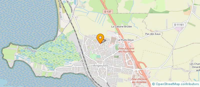 localisation de l'entreprise MONSIEUR ANDRE SOUDRY à ANGOULINS