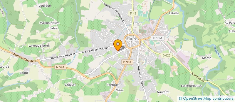 localisation de l'entreprise MONSIEUR ANDRE SOUMARON à EAUZE