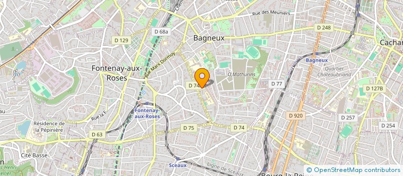 localisation de l'entreprise MONSIEUR ANDRE SPACHER à BAGNEUX