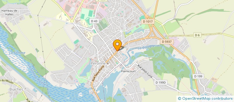 localisation de l'entreprise MONSIEUR ANDRE SPECHT à PERONNE