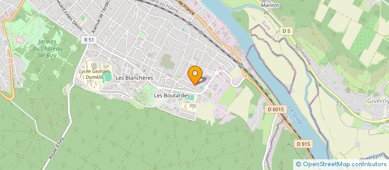 localisation de l'entreprise MONSIEUR ANDRE SPYCKERELLE  VERNON