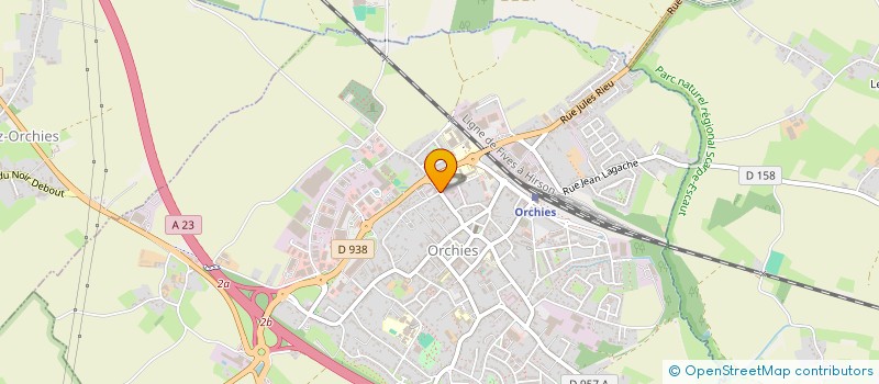 localisation de l'entreprise MONSIEUR ANDRE STAES  ORCHIES