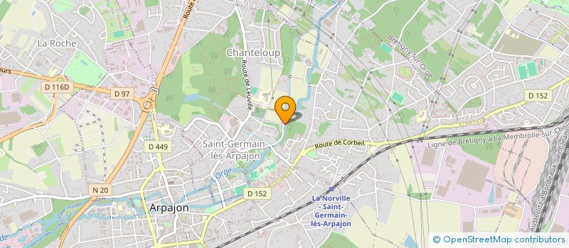 localisation de l'entreprise MONSIEUR ANDRE STOESSER à SAINT-GERMAIN-LES-ARPAJON