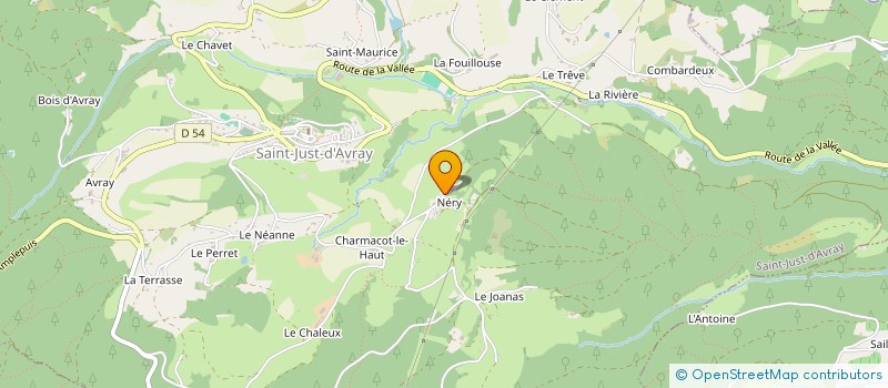 localisation de l'entreprise MONSIEUR ANDRE STROPOLI  SAINT JUST D'AVRAY