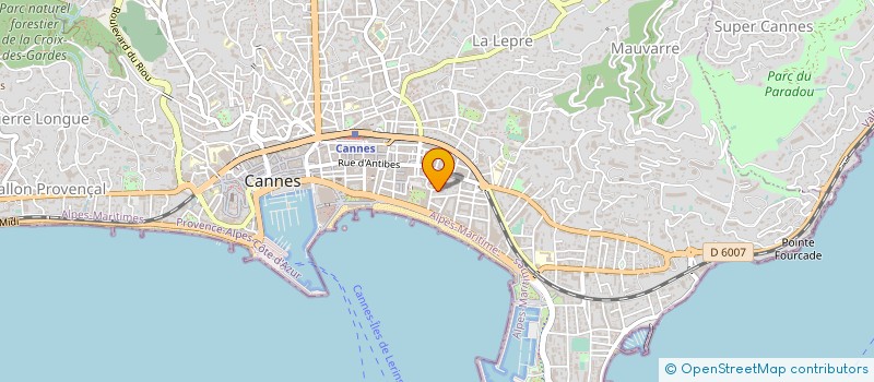 localisation de l'entreprise MONSIEUR ANDRE SUISSA à CANNES