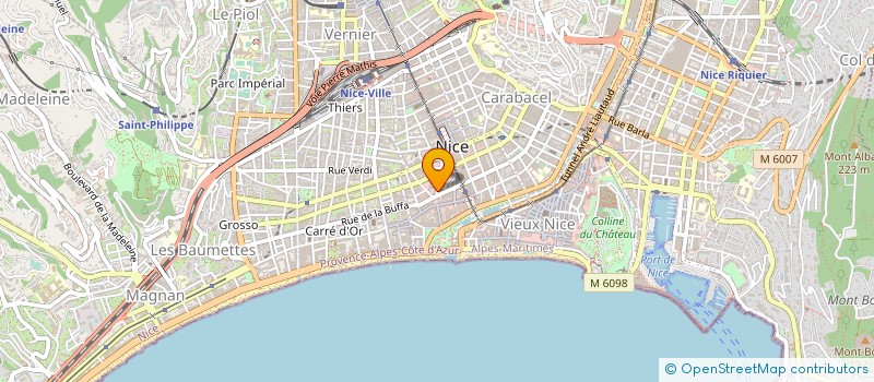 localisation de l'entreprise MONSIEUR ANDRE TABET à NICE