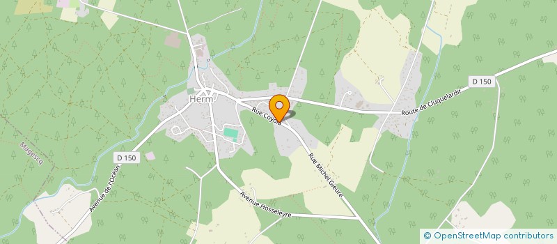 localisation de l'entreprise MONSIEUR ANDRE TABUTEAU  HERM