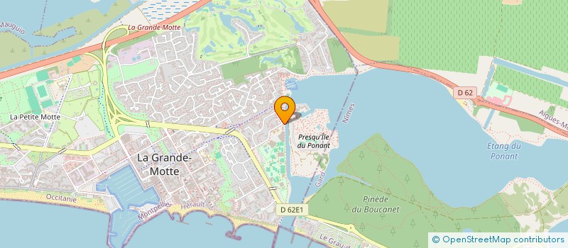 localisation de l'entreprise MONSIEUR ANDRE TAILLEPIED  LA GRANDE-MOTTE
