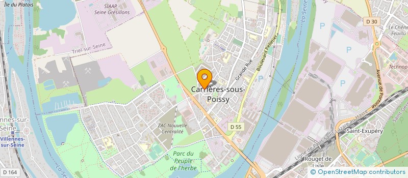 localisation de l'entreprise MONSIEUR ANDRE TARANOFF  CARRIERES-SOUS-POISSY