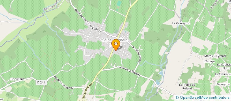 localisation de l'entreprise MONSIEUR ANDRE TARIS  SAINT-GERMAIN-DU-PUCH