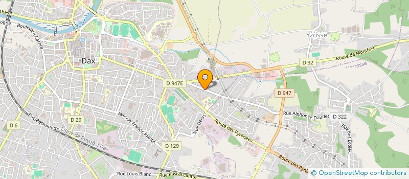 localisation de l'entreprise MONSIEUR ANDRE TAUZIN à DAX
