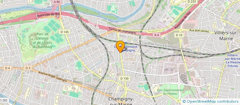 localisation de l'entreprise MONSIEUR ANDRE TAVARES DE SOUZA SILVA à CHAMPIGNY-SUR-MARNE