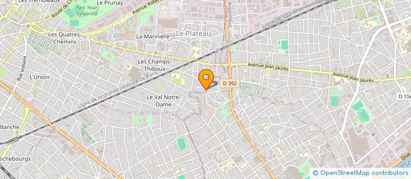 localisation de l'entreprise MONSIEUR ANDRE TAVARES FERNANDES à SARTROUVILLE