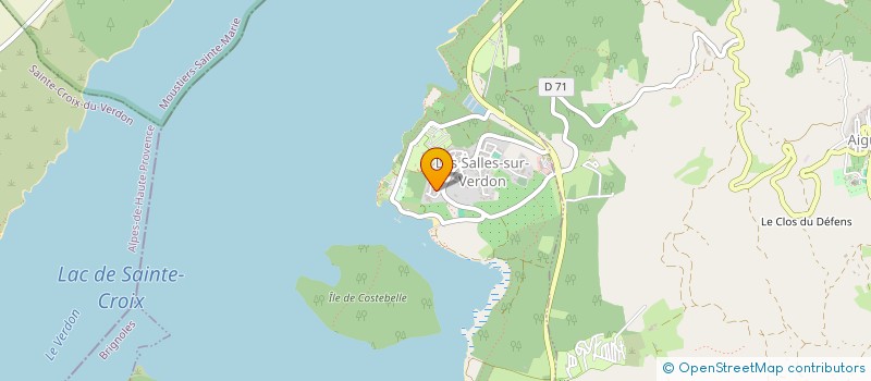 localisation de l'entreprise MONSIEUR ANDRE TAXIL à LES SALLES SUR VERDON