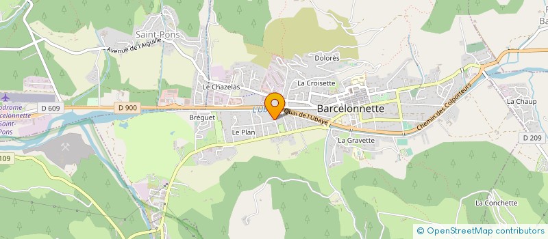 localisation de l'entreprise MONSIEUR ANDRE TEISSIER à FAUCON-DE-BARCELONNETTE