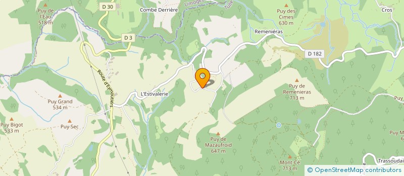 localisation de l'entreprise MONSIEUR ANDRE TER-HEIDE  CHAMBERET