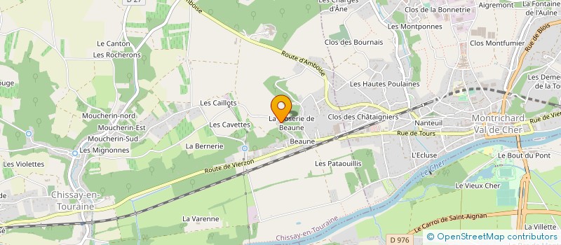 localisation de l'entreprise MONSIEUR ANDRE TERMEAU  CHISSAY-EN-TOURAINE