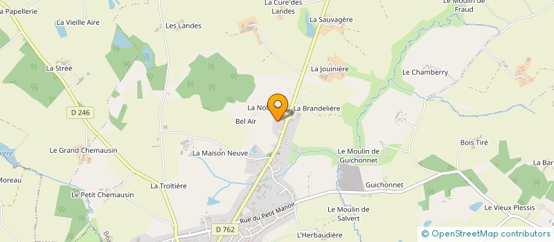 localisation de l'entreprise MONSIEUR ANDRE TERRIEN  SEVREMOINE