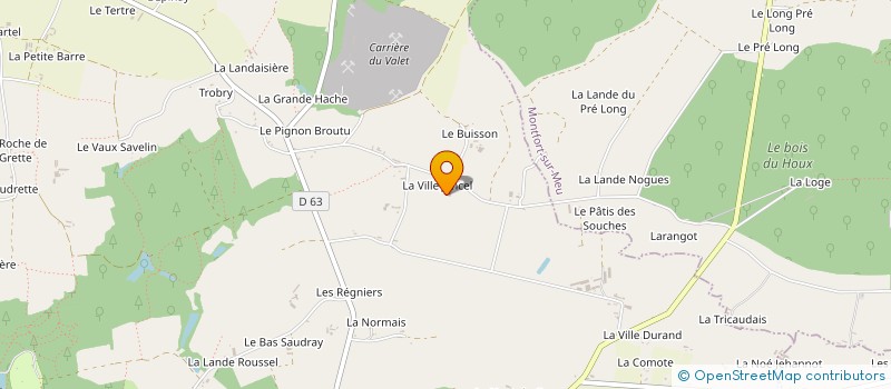 localisation de l'entreprise MONSIEUR ANDRE TERTRAIS à IFFENDIC