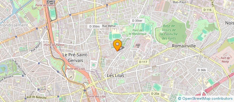 localisation de l'entreprise MONSIEUR ANDRE TERZIBACHIAN à LES LILAS