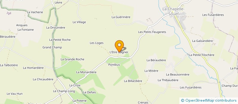localisation de l'entreprise MONSIEUR ANDRE TESSIER à LA CHAPELLE-SOUEF
