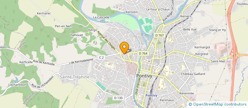 localisation de l'entreprise MONSIEUR ANDRE TESTA à PONTIVY
