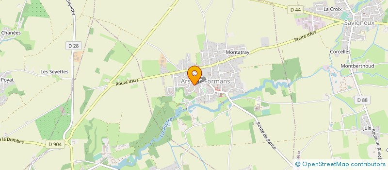 localisation de l'entreprise MONSIEUR ANDRE THETE  MESSIMY SUR SAONE