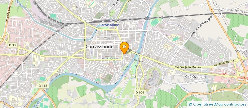 localisation de l'entreprise MONSIEUR ANDRE THEVENOT à CARCASSONNE