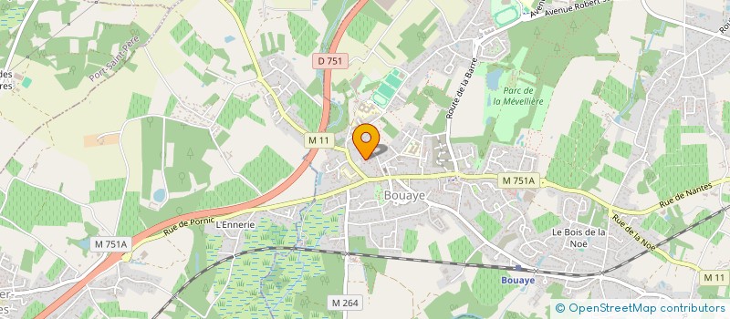 localisation de l'entreprise MONSIEUR ANDRE THIBAUD à BOUAYE