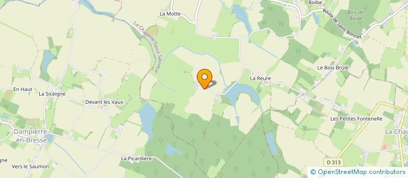 localisation de l'entreprise MONSIEUR ANDRE THIBAUD  SERLEY