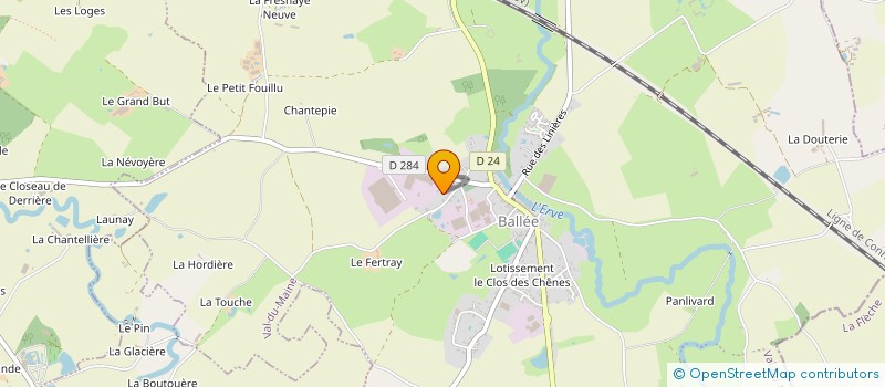 localisation de l'entreprise MONSIEUR ANDRE THIBOUT  VAL-DU-MAINE