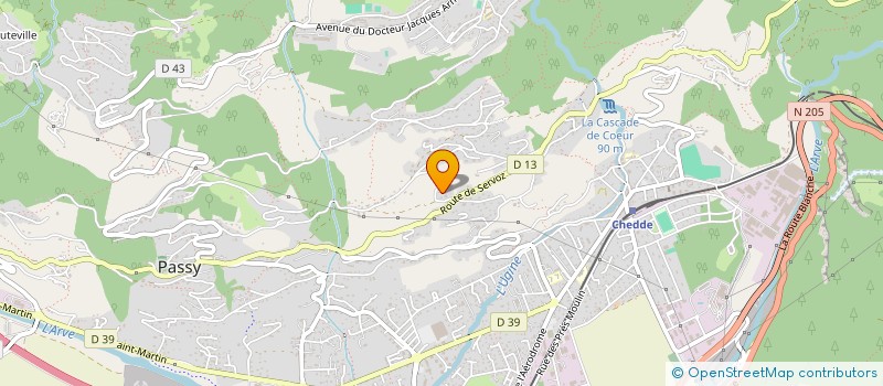 localisation de l'entreprise MONSIEUR ANDRE THIERRAZ  PASSY