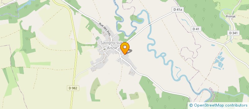 localisation de l'entreprise MONSIEUR ANDRE THOMAS  SAVIGNY-SUR-AISNE