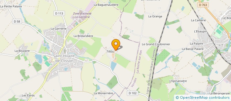 localisation de l'entreprise MONSIEUR ANDRE THUAUD  SAINT-HILAIRE-DE-CLISSON