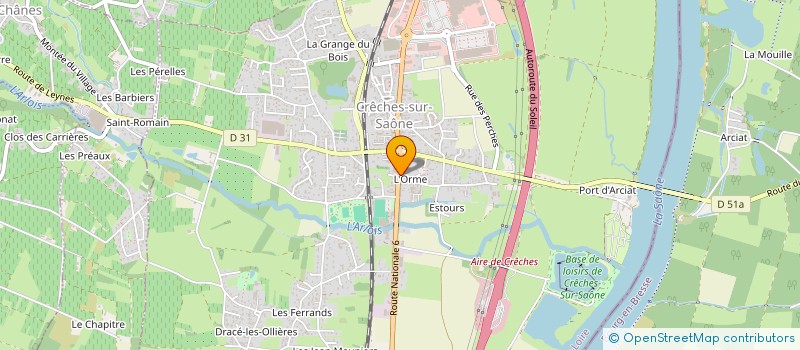 localisation de l'entreprise MONSIEUR ANDRE TIONNAIS à CRECHES-SUR-SAONE