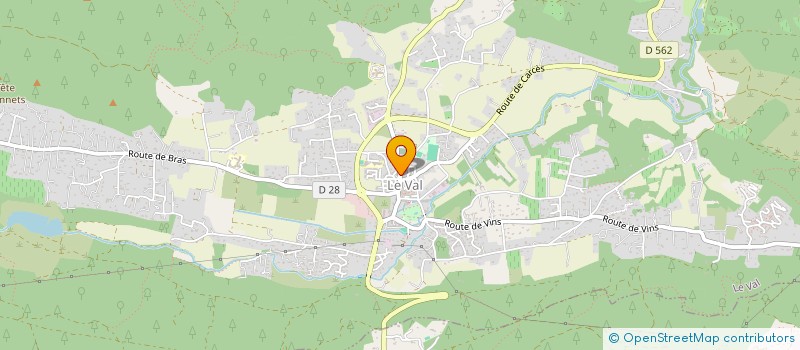 localisation de l'entreprise MONSIEUR ANDRE TIRAN  LE VAL