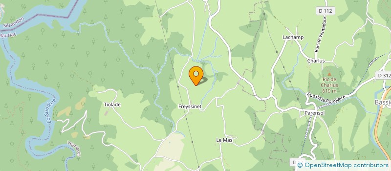 localisation de l'entreprise MONSIEUR ANDRE TISSANDIER à CHAMPAGNAC
