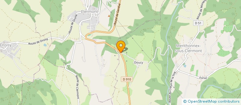 localisation de l'entreprise MONSIEUR ANDRE TISSOT  CLERMONT