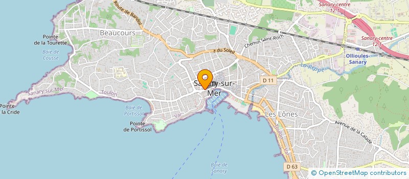 localisation de l'entreprise MONSIEUR ANDRE TIXIER à SANARY-SUR-MER