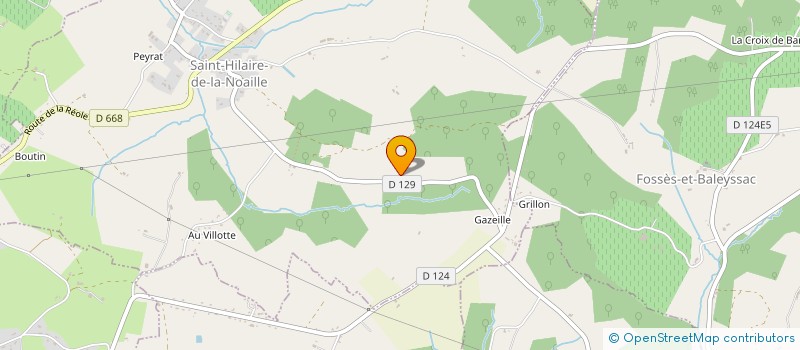 localisation de l'entreprise MONSIEUR ANDRE TODERO  ST-HILAIRE-DE-LA-NOAILLE